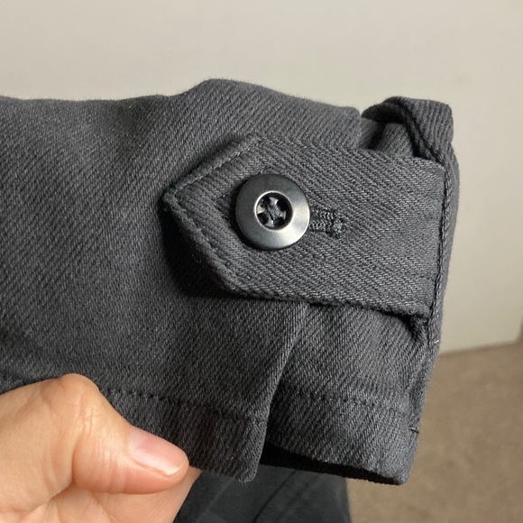 Aritzia Wilfred free modern cargo jeans pants black 6 - Picture 12 of 12